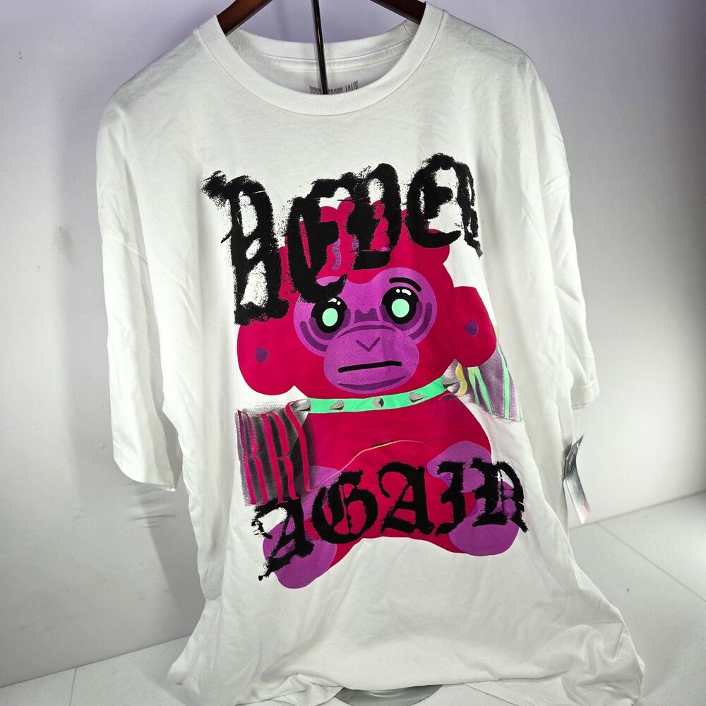 Never Broke Again NBA YoungBoy Bear Graphic Tee White XXL